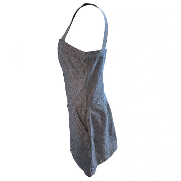 Derek Lam Chambray Button Down Sleeveless Dress with Pockets SZ 8 - Picture 5 of 15